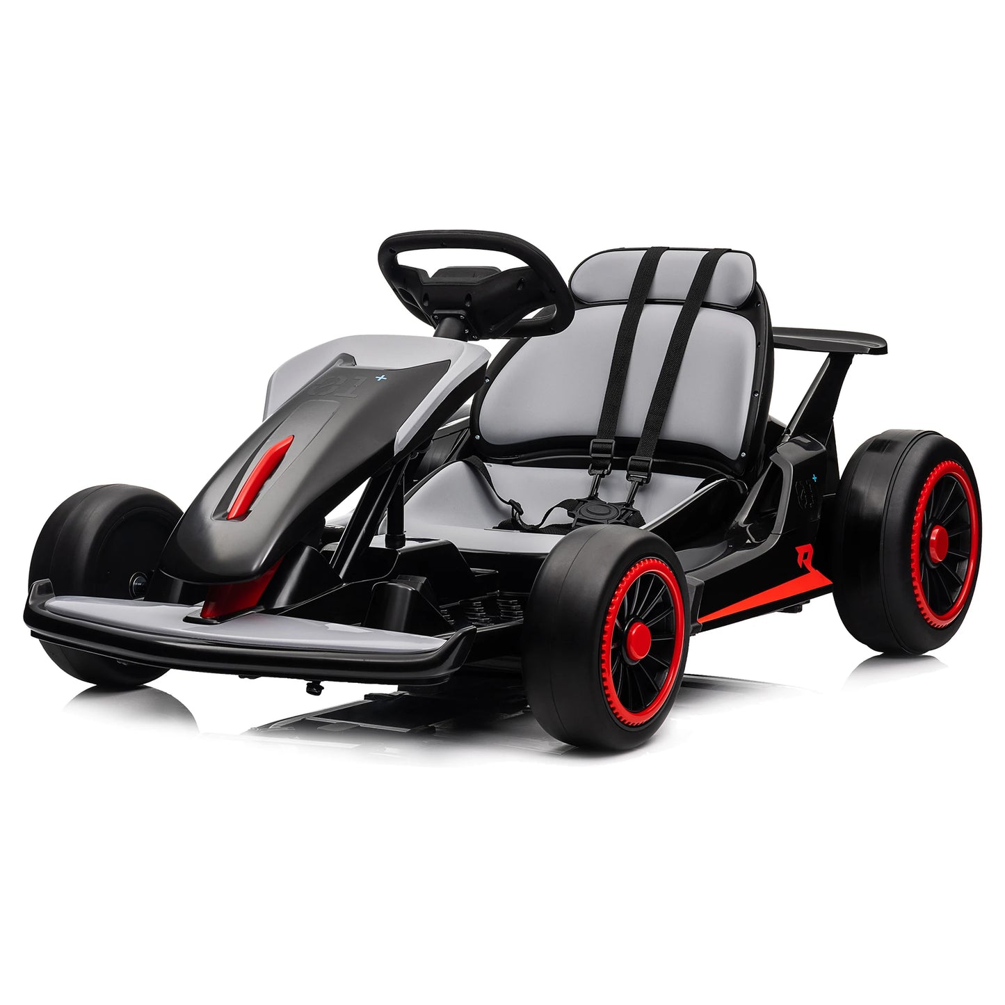 Electric Go Kart for Kids, 24V Drift Kart with Battery Motor, Electric Pedals