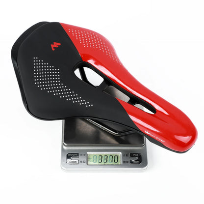 Bicycle Saddle, Hollow Breathable Road Bike Seat, Ultralight Shockproof Cycling Seat Cushion