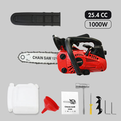 Cordless Chainsaw, 12 Inch, Gasoline Lightweight Portable, for Tree Branch Cutting