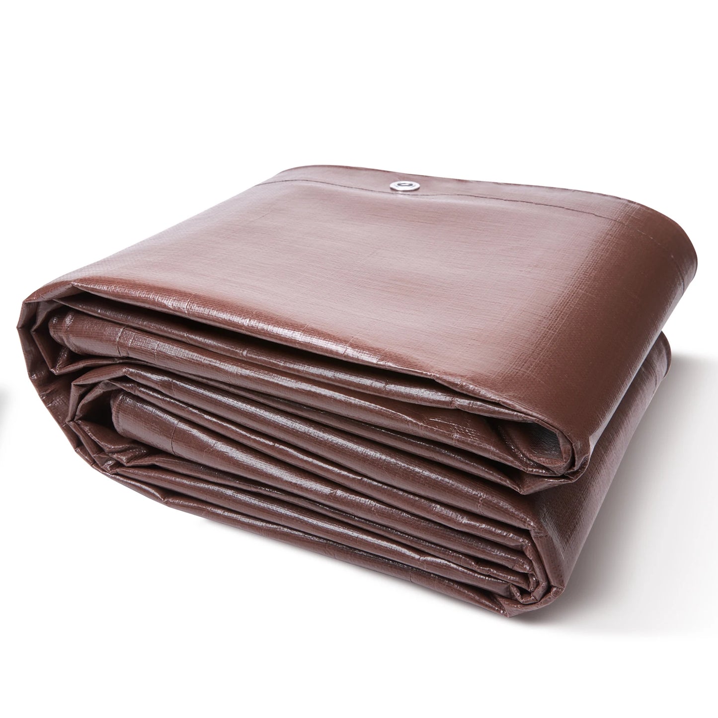Heavy Duty, Waterproof, Tear-Proof, Poly Plastic Tarps w/ Grommets, Multi-Purpose