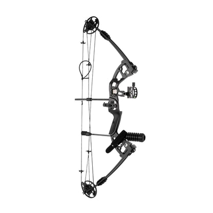 Compound Bow, Adjustable Draw Weight and Length with 3-Pin Sight, 12 Arrows Complete Set