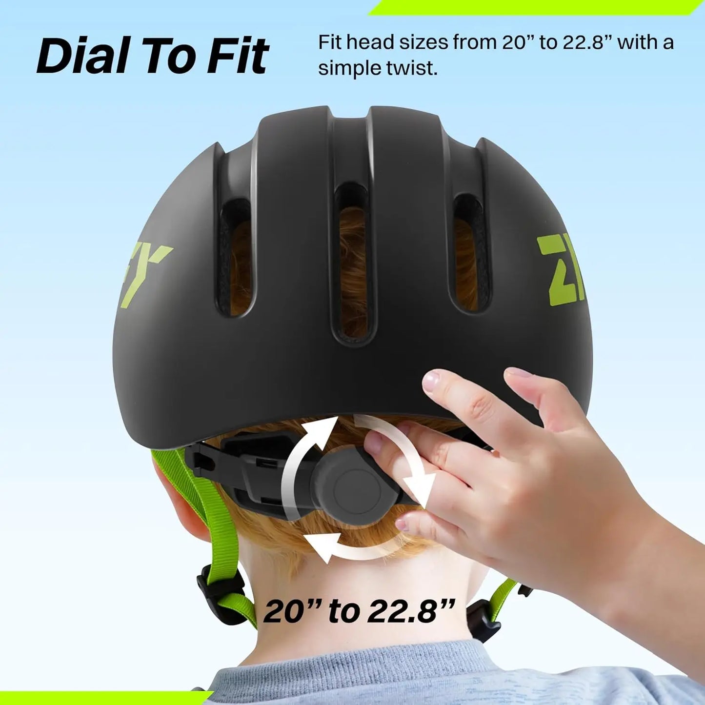 Bike Helmet, Adjustable, Kids/Toddler Safety Certified, Scooter Helmet for Boys or Girls, Washable Inner Lining