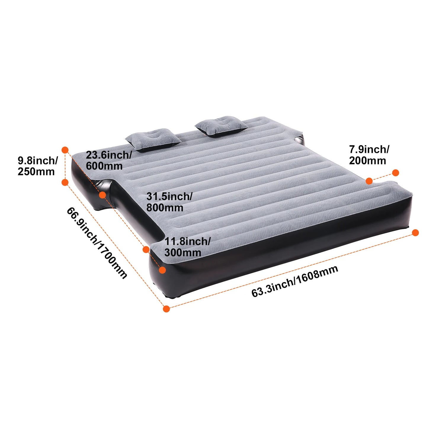 Truck Bed Air Mattress Full Size, Short Truck Beds, Inflatable Camping Bed
