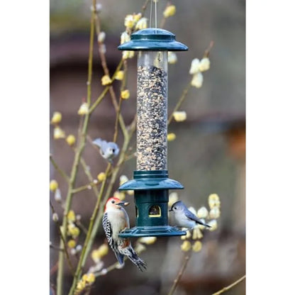 Squirrel-Proof Bird Feeder, Double Cardinal Ring 1.9-Pound Seed Capacity