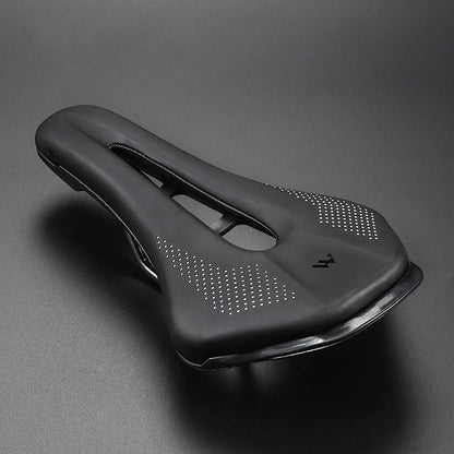 Road Bike Gel Comfortable Seat, Leather Soft Foam Filled Cushion, Ultralight MTB Cycling Saddle