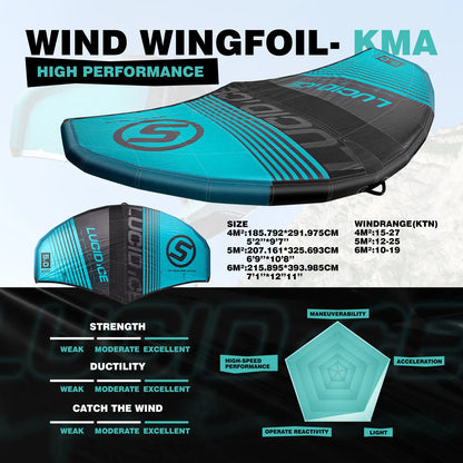 Inflatable Hydrofoil Board, Surfboard, Inflatable Wing Foil Board, Surf Wing Kite Set