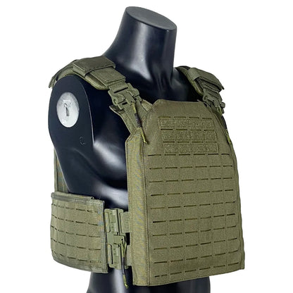 Outdoor Tactical Hunting Vest, Protective Adjustable MOLLE Nylon Plate Carrier