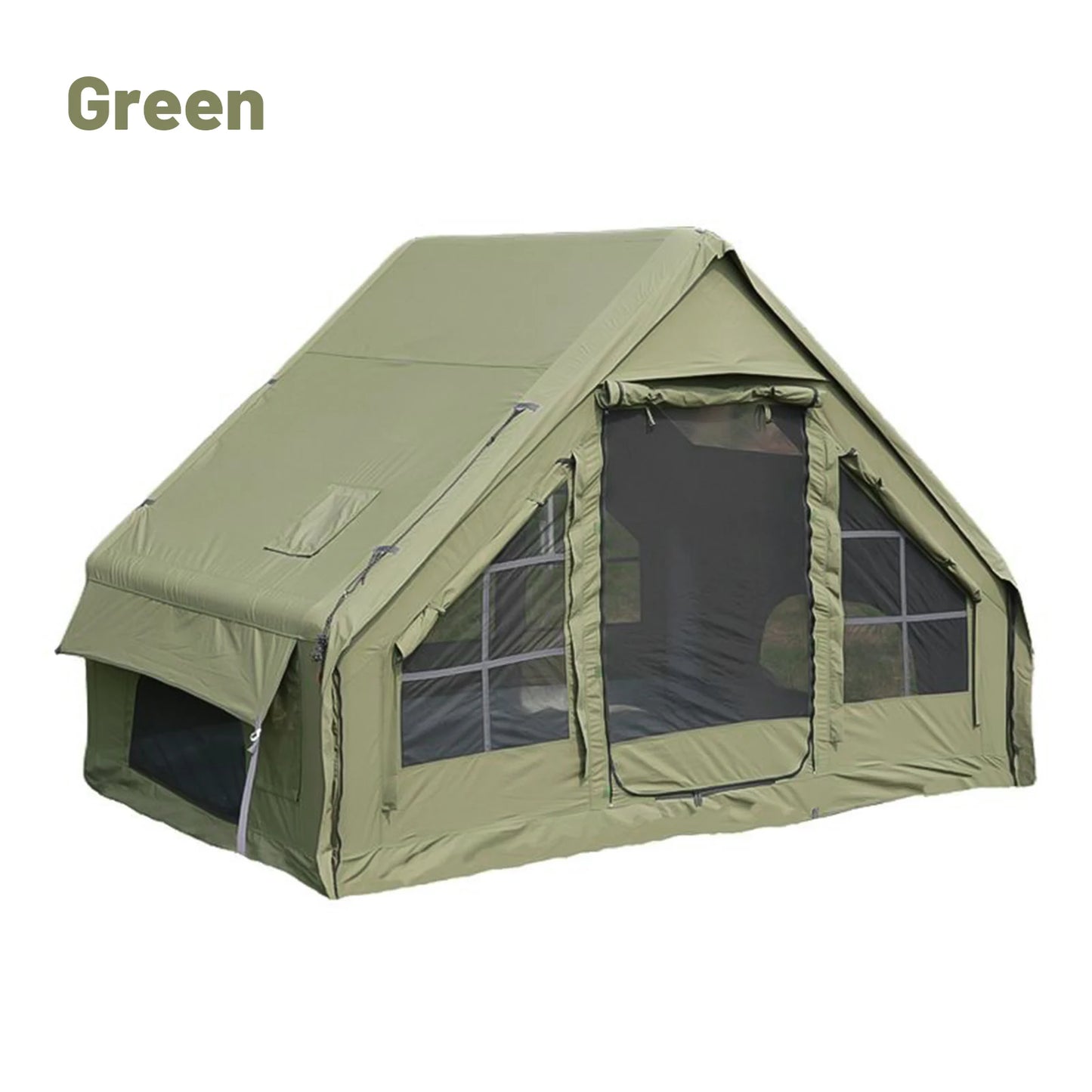 Inflatable Tents for Adult Camping, Luxury Tents, w/ Stove Plug, 4/6/8 Person Family Tent