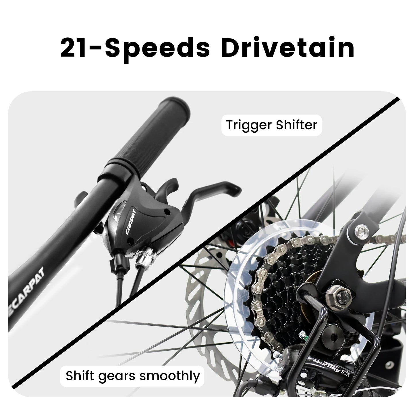 Dual Full Suspension Mountain Bike, 24/26/27.5 Inch, Unisex, 21-Speed, Disc Bicycles
