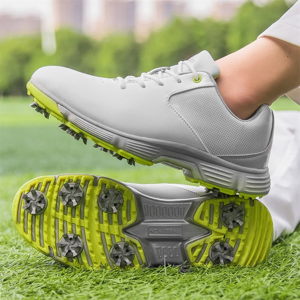 Men Waterproof Golf Sneakers New Anti Slip Walking Footwears