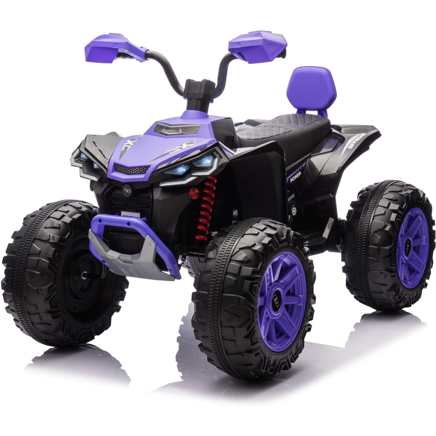 24V Kids Electric ATV 4-Wheeler (2-Seater) Ride on Toy, Dual 550w Motor