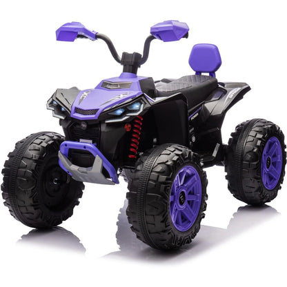 24V Kids Electric ATV 4-Wheeler (2-Seater) Ride on Toy, Dual 550w Motor