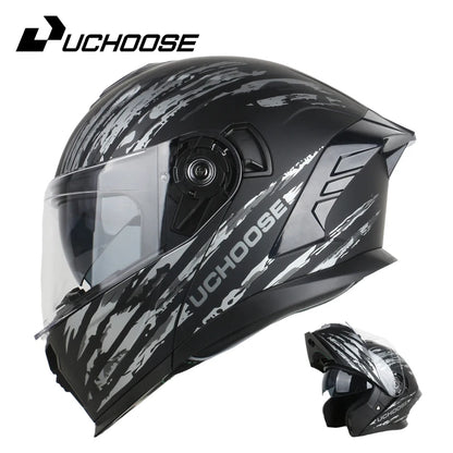 Modular Helmet DOT Approve, Motorcycle Helmet, Four Seasons, Motocross Racing, Flip Up Visor, Off Road Helmet