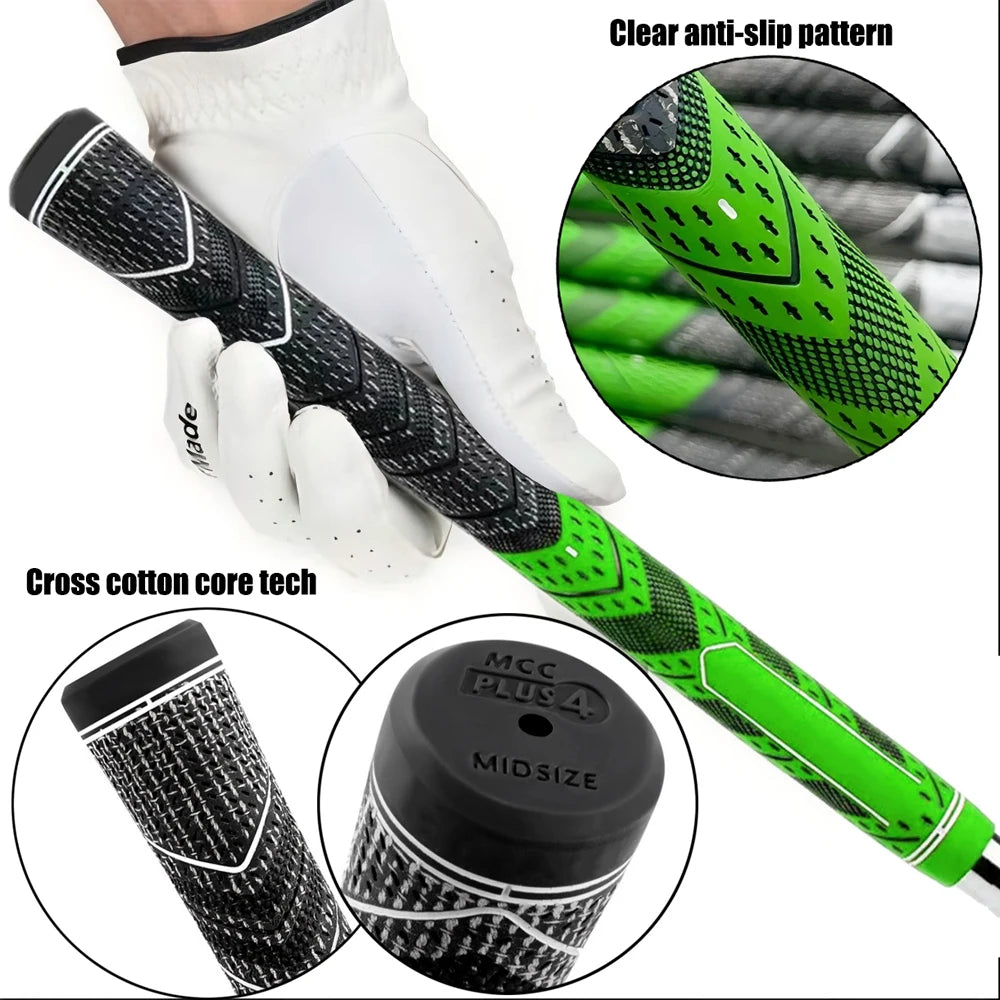 Golf Club Grips, 13PCs, Anti-slip 60R Natural Rubber