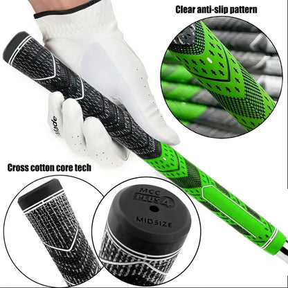 Golf Club Grips, 13PCs, Anti-slip 60R Natural Rubber