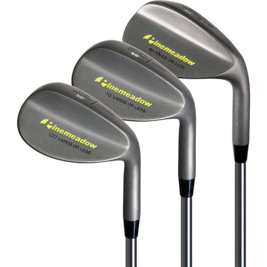 Golf Clubs, 3 Wedge Set 52/56/60, Right Hand, Steel, Pinemeadow