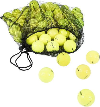 Recycled Golf Balls, 48 ct. Neon Colors, Good Condition with Mesh Bag