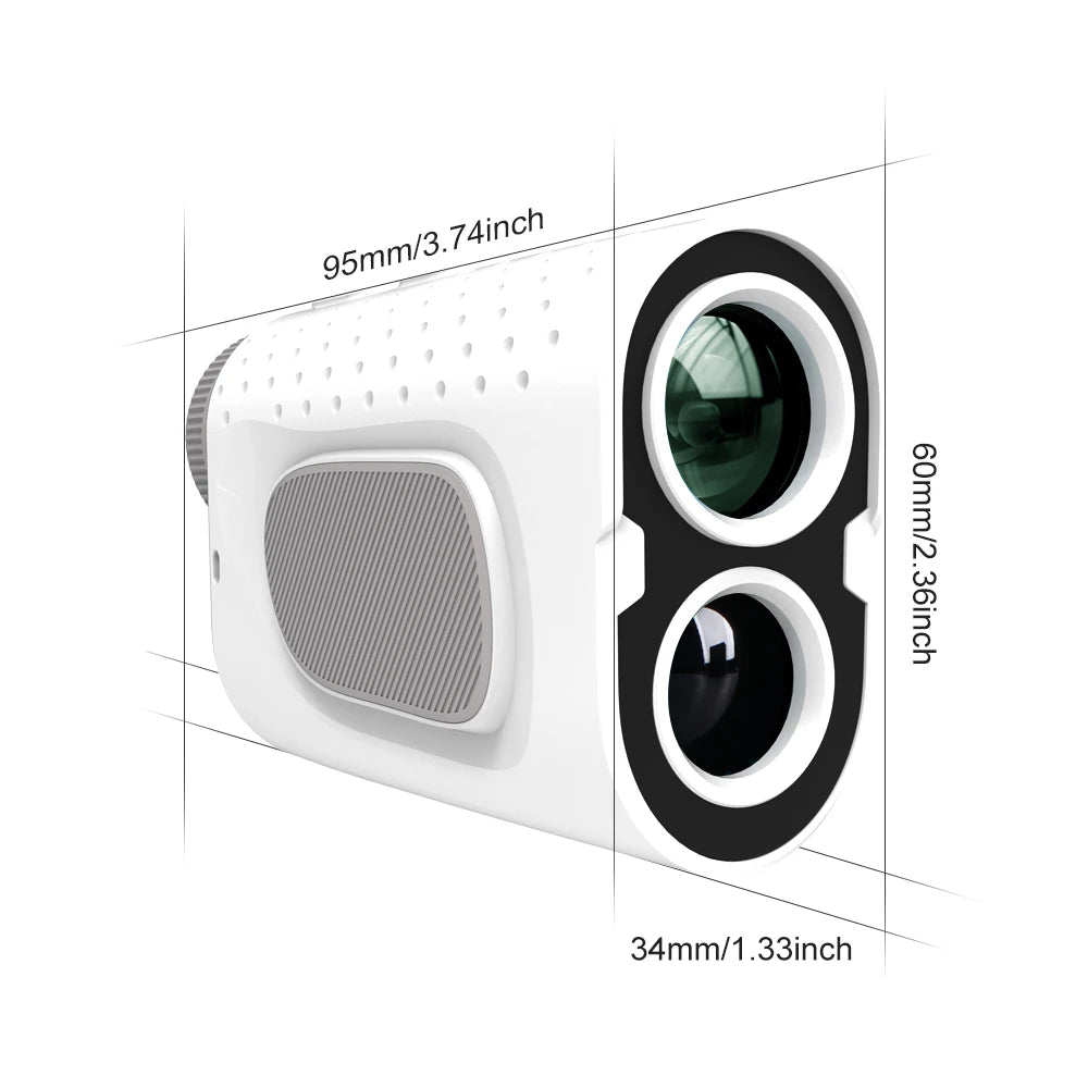 Golf Rangefinder, 1000 Yards, Angle Switch, Flag Lock Vibration, High-Precision Slope Measurement, Magnetic