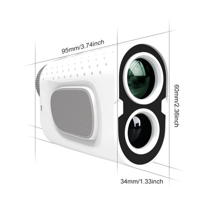 Golf Rangefinder, 1000 Yards, Angle Switch, Flag Lock Vibration, High-Precision Slope Measurement, Magnetic