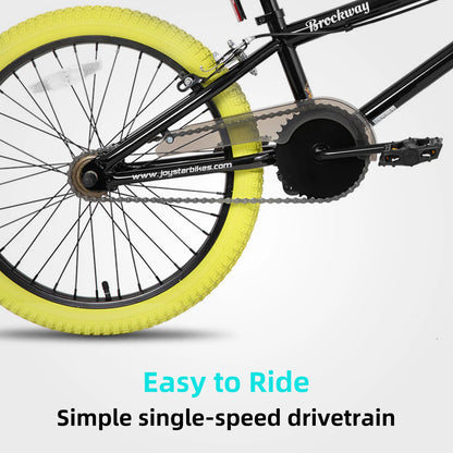 Brockway Freestyle Kids BMX Bikes 2 Pegs, Kids Bicycles for 6-14 Years Old Boys or Girls