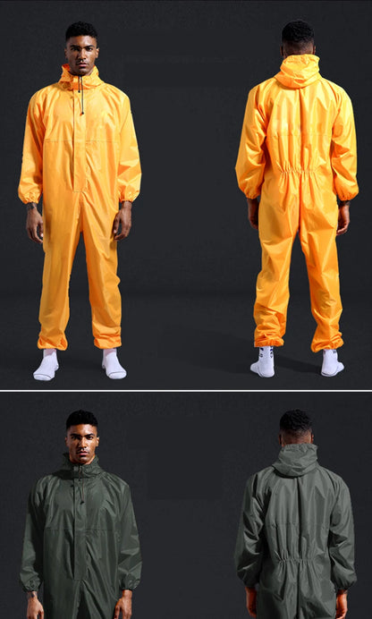 Raincoat /Conjoined Raincoat/Overalls, Men and Women, Hooded Rain Suit