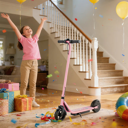 Electric Scooter for Kids, 3/6/9MPH, Three Speed Modes & 10Mile Max Range, 250W Motor, 6.5" Solid Tires, E-Scooter