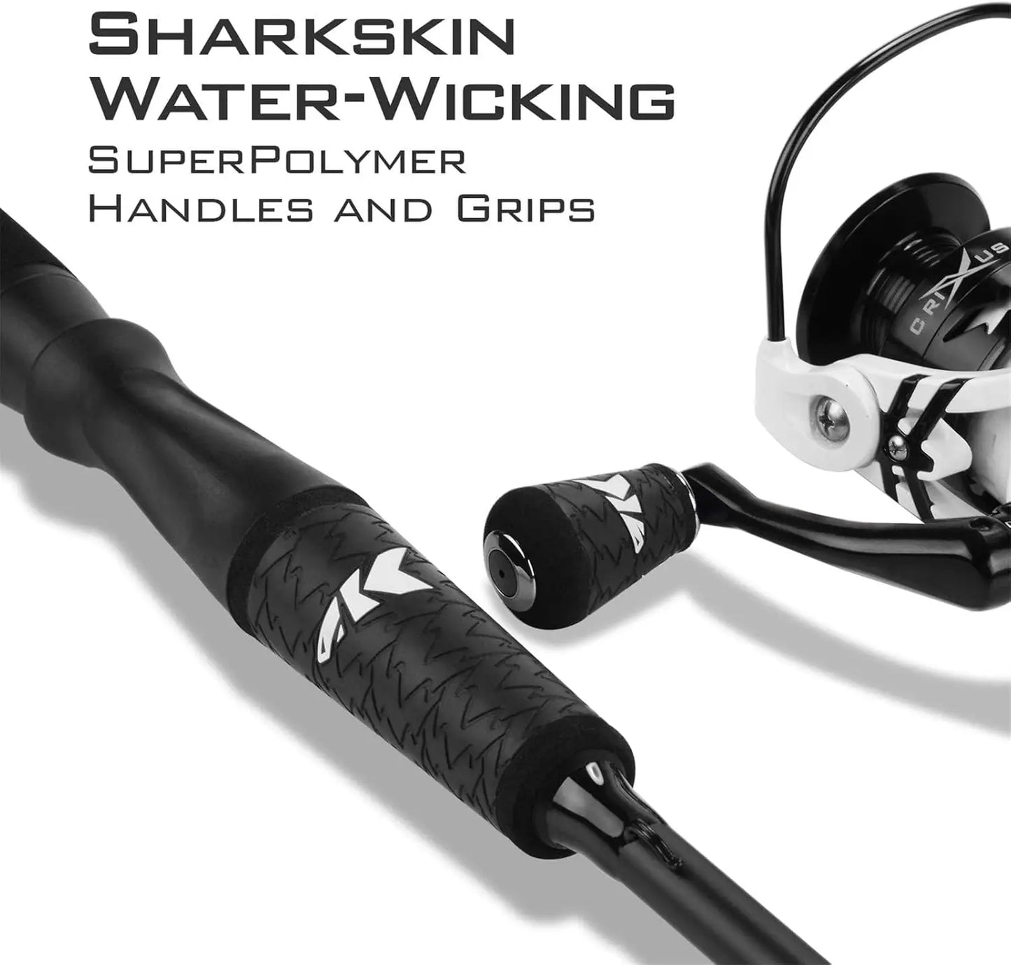 High Performance Fishing Rod and Reel Combo, Graphite 2-Piece, Lightweight Spinning & Baitcaster, Aluminum Spool