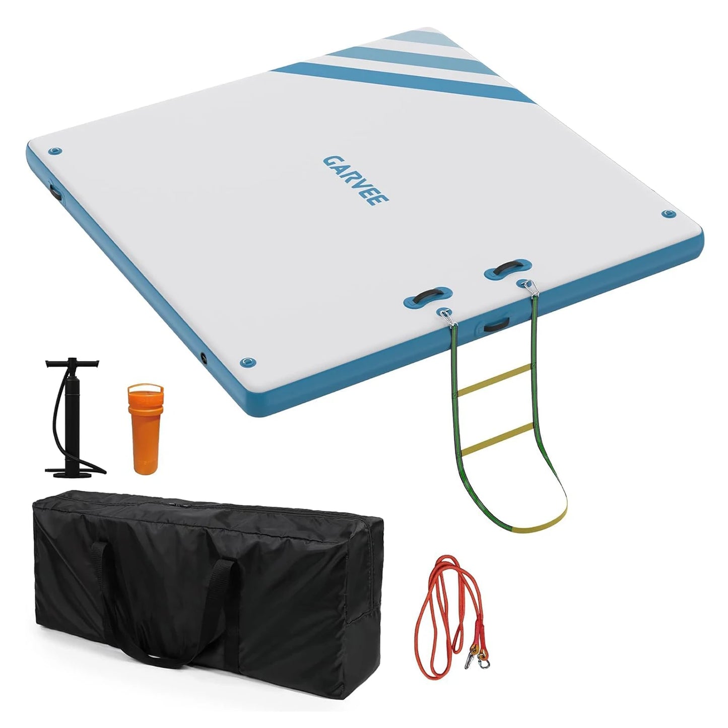 Inflatable Floating Dock, Swim Platform, Raft for Lakes, for Adults