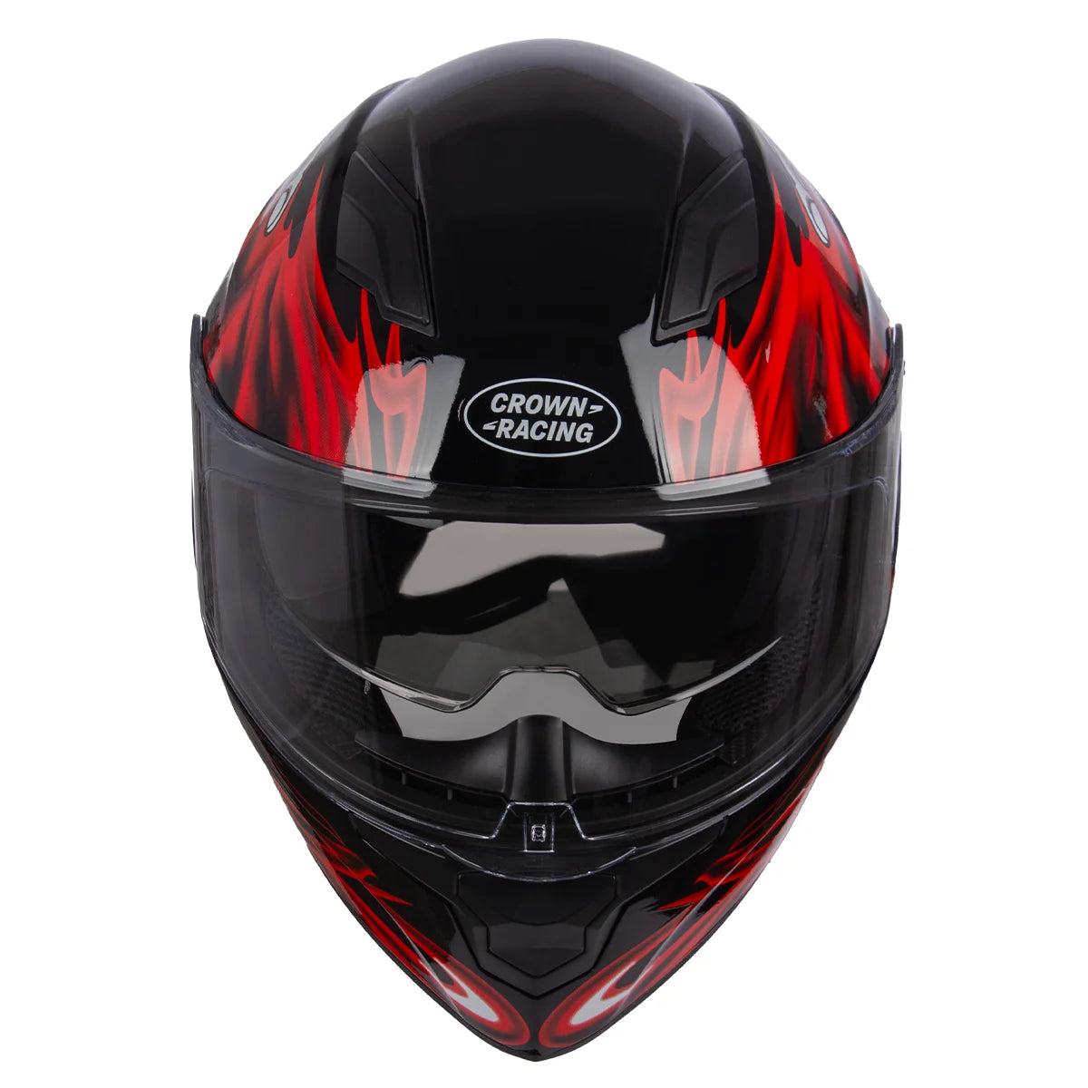 Motorcycle Helmet, DOT Certified Full Face, Unisex Helmet w/ Built In Sun Visor and Clear Outer Visor