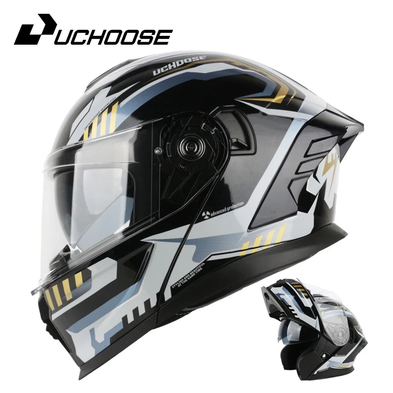 Modular Helmet DOT Approve, Motorcycle Helmet, Four Seasons, Motocross Racing, Flip Up Visor, Off Road Helmet
