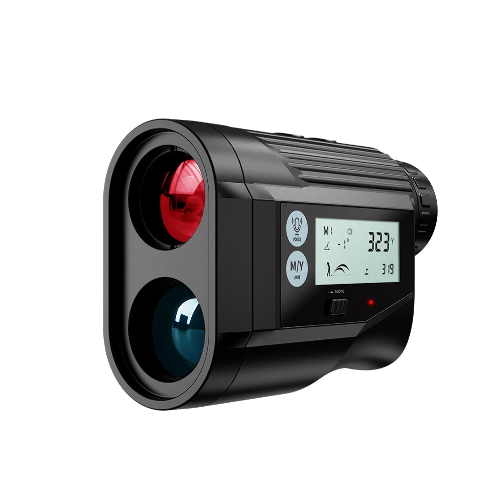 Golf Rangefinder, 1090 Yards w/ Angle Switch, Voice Prompts and Side Display