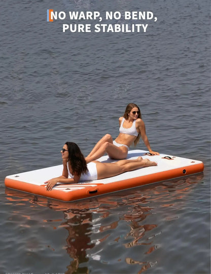 Inflatable Floating Dock, Swim Platform, Raft for Lakes, for Adults