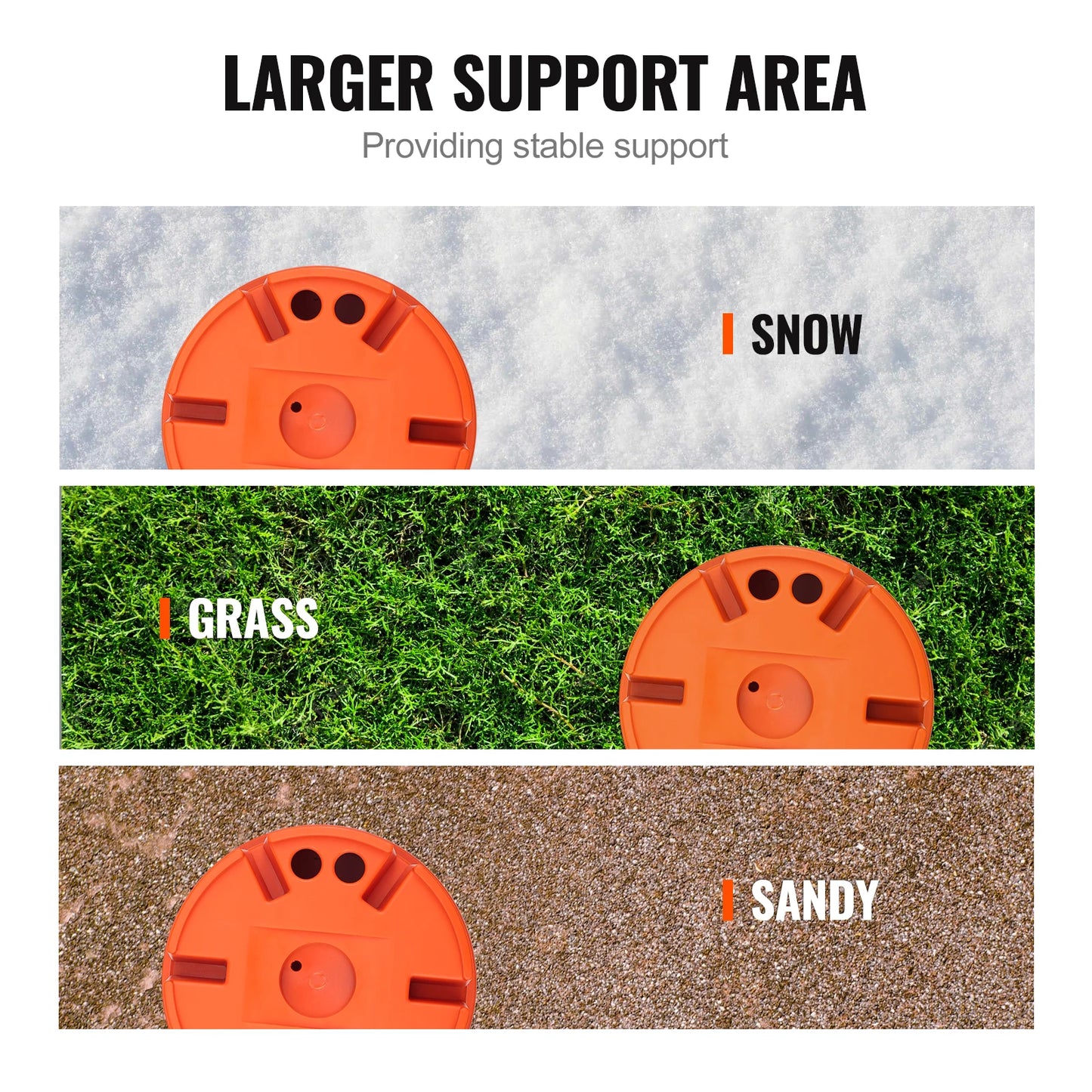 Trailer Jack Block, 2000 lbs Capacity Each, RV Leveling, High-quality RV Camper Stabilizer, 2-Pack