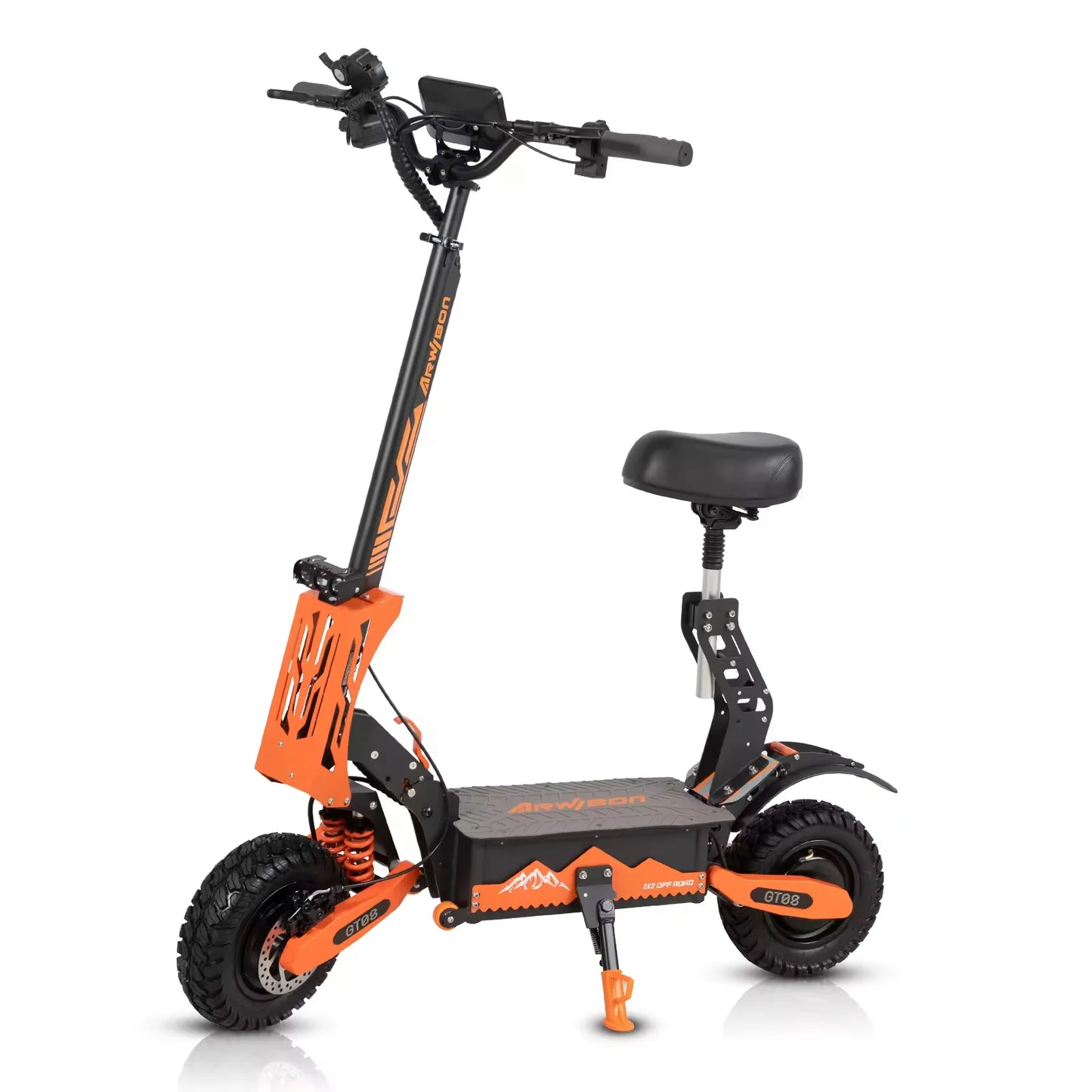 Adult Electric Scooter 5600W Dual Motor, Top Speed 46MPH, 60V27AH, 11-inch Off-Road Tires, Foldable eScooter