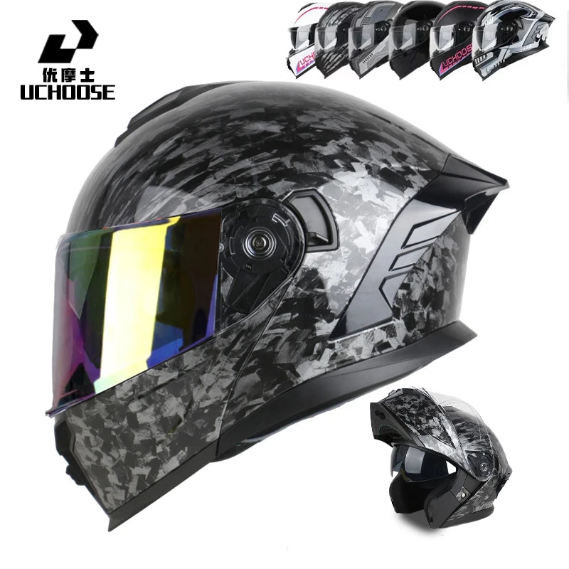 Modular Helmet DOT Approve, Motorcycle Helmet, Four Seasons, Motocross Racing, Flip Up Visor, Off Road Helmet