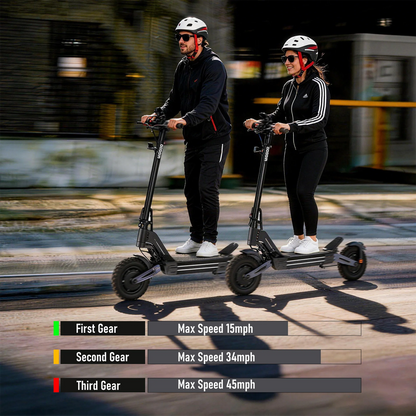 Electric Scooter, Dual 4000W Motor, 45MPH Fast E-Scooter, 60V 27Ah, Heavy Duty 11" Off-Road Vacuum Tires 330lbs, Foldable