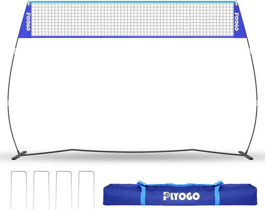 Volleyball Net, 14FT Adjustable Height with Portable Carry Bag