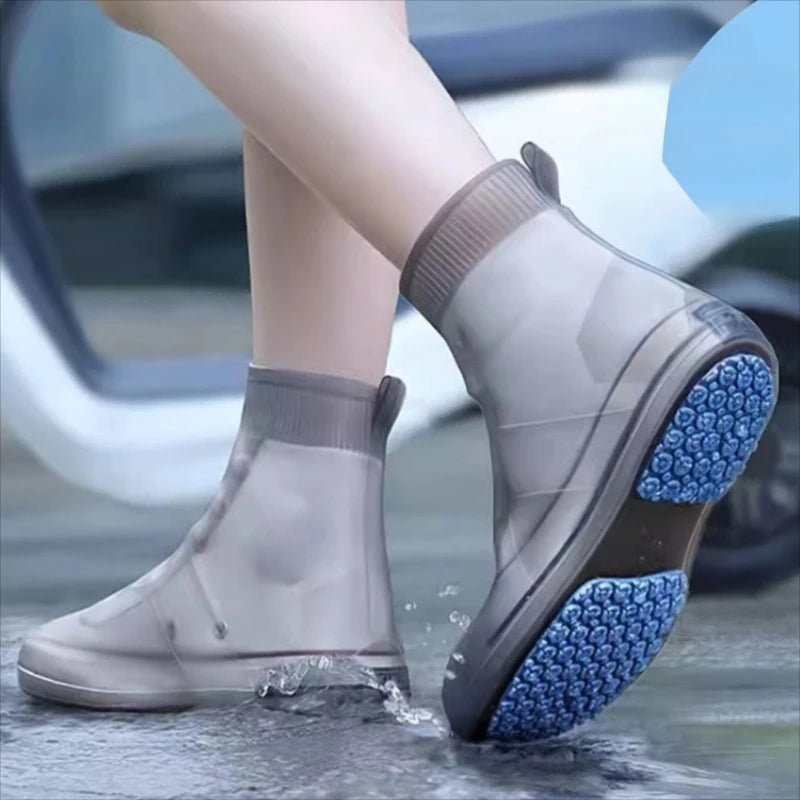 Waterproof Silicone Shoe Cover, Rain Boots Cover, Non-slip Shoes Protector Reusable