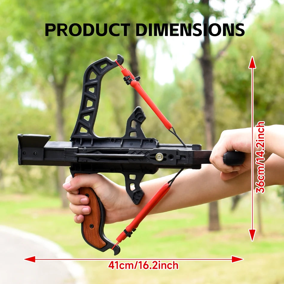 Archery and Steel Ball, Dual-Purpose, Elastic Shooting Bow for Outdoor Hunting