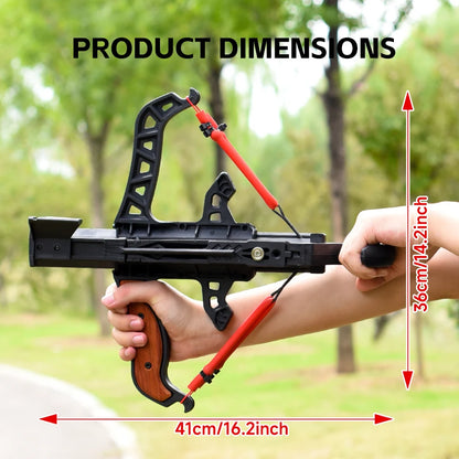 Archery and Steel Ball, Dual-Purpose, Elastic Shooting Bow for Outdoor Hunting
