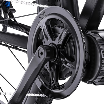 EBike Chainring, 42T 36T 44T 52T, Sprocket Chain Wheel, Aluminum Crown Offset BBS01B BBS02B BBS01 BBS02 Original Mid Motor