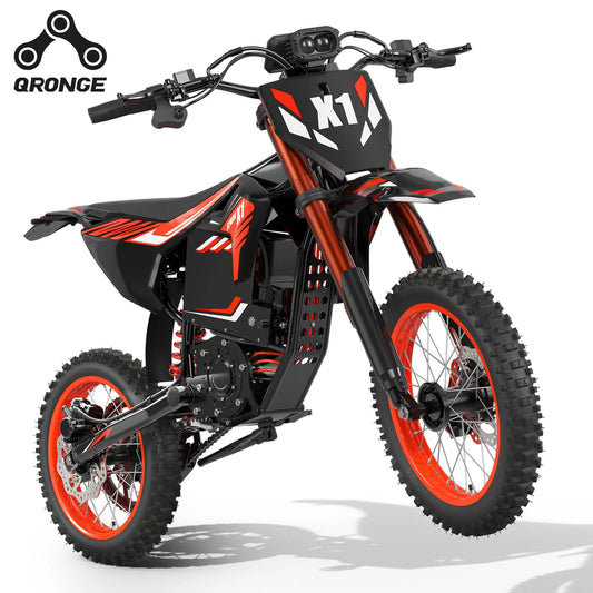 Electric Dirt Bike for Teens or Adults, 4500W Peak Electric Motorcycle, 60V 28.8Ah E-Dirt Bike, 60 Mile Range
