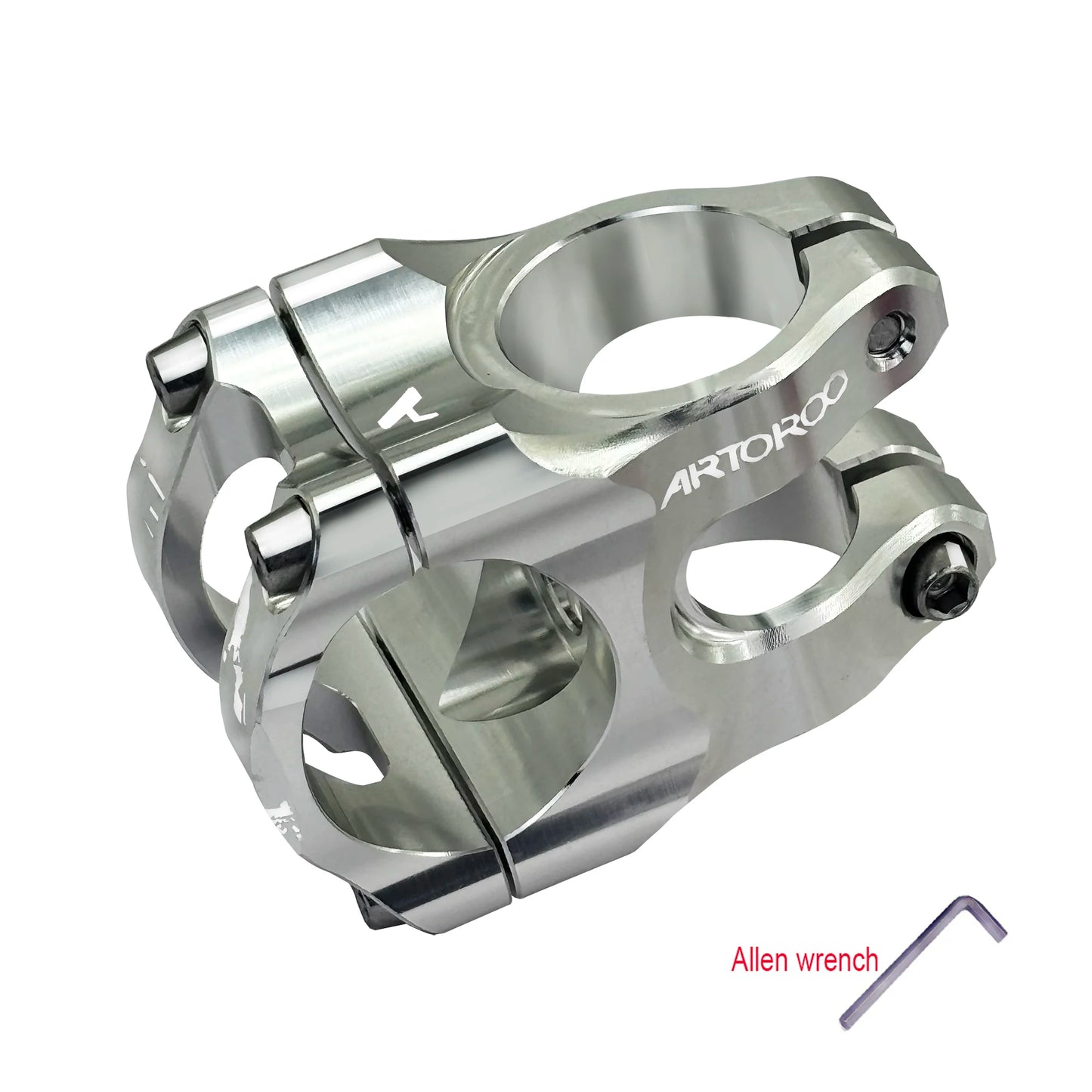 31.8mm MTB Racing Bike Stem, Aluminum Alloy, CNC Down Hill Mountain Bike Handlebar Short Stem,