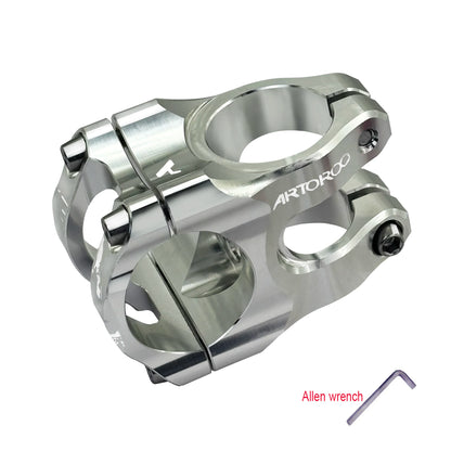 31.8mm MTB Racing Bike Stem, Aluminum Alloy, CNC Down Hill Mountain Bike Handlebar Short Stem,