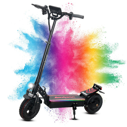 Electric Scooter, 2500W Motor, Top Speed 30MPH, 48V13/16AH, 11 Inch Off-Road Tires, Adult EScooter