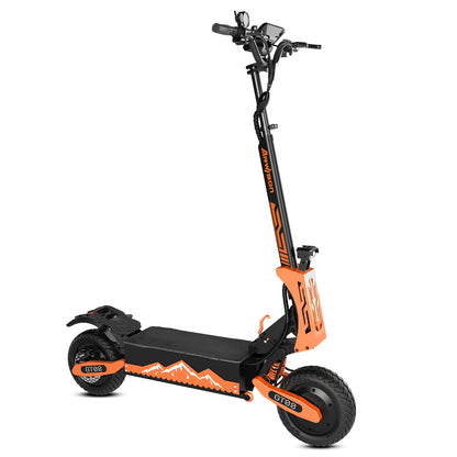 Adult Electric Scooter 5600W Dual Motor, Top Speed 46MPH, 60V27AH, 11-inch Off-Road Tires, Foldable eScooter