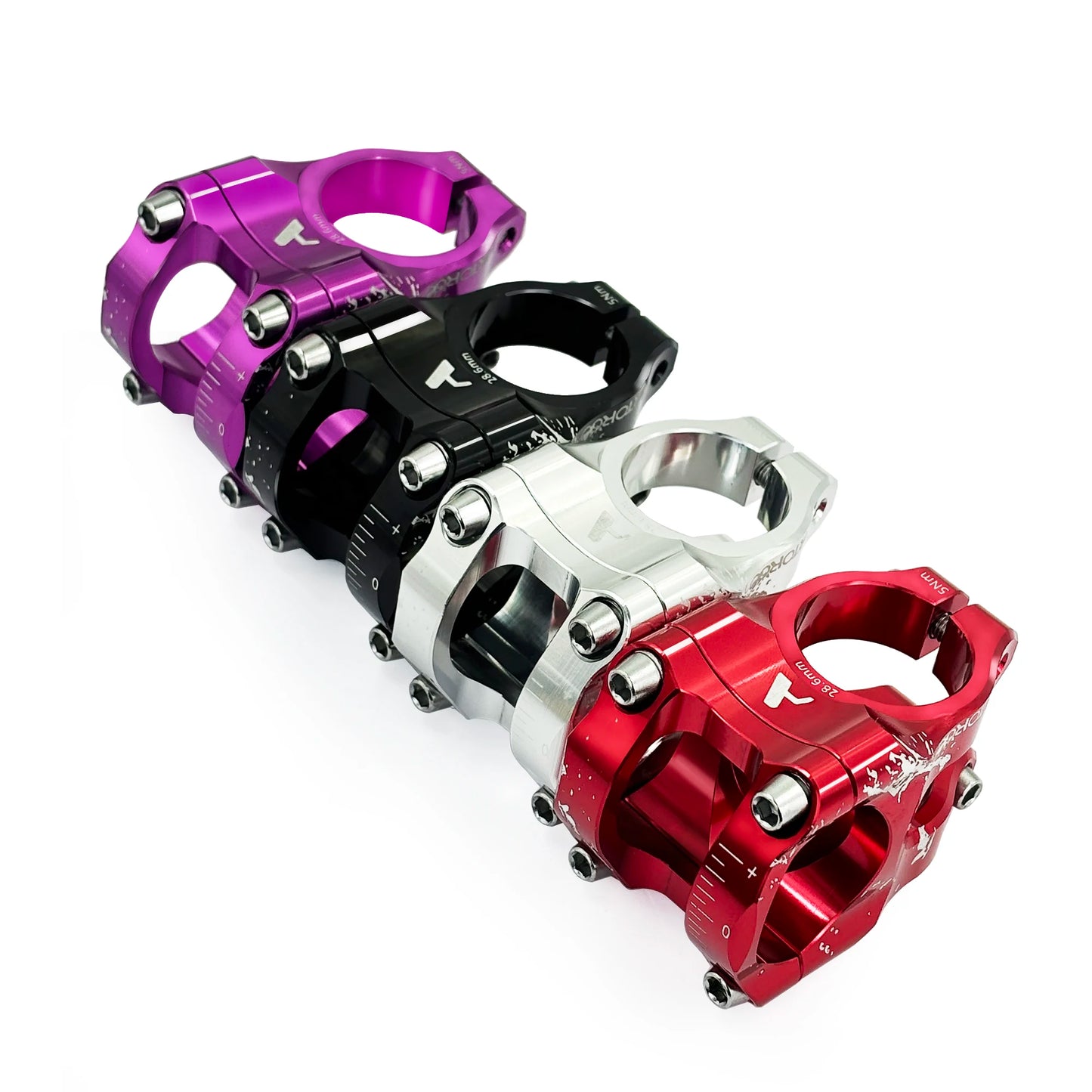 31.8mm MTB Racing Bike Stem, Aluminum Alloy, CNC Down Hill Mountain Bike Handlebar Short Stem,