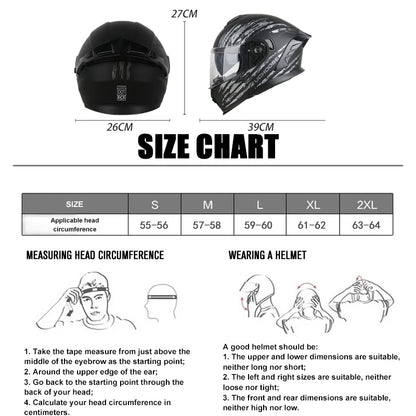 Modular Helmet DOT Approve, Motorcycle Helmet, Four Seasons, Motocross Racing, Flip Up Visor, Off Road Helmet