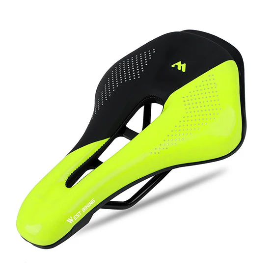 Bicycle Saddle, Hollow Breathable Road Bike Seat, Ultralight Shockproof Cycling Seat Cushion