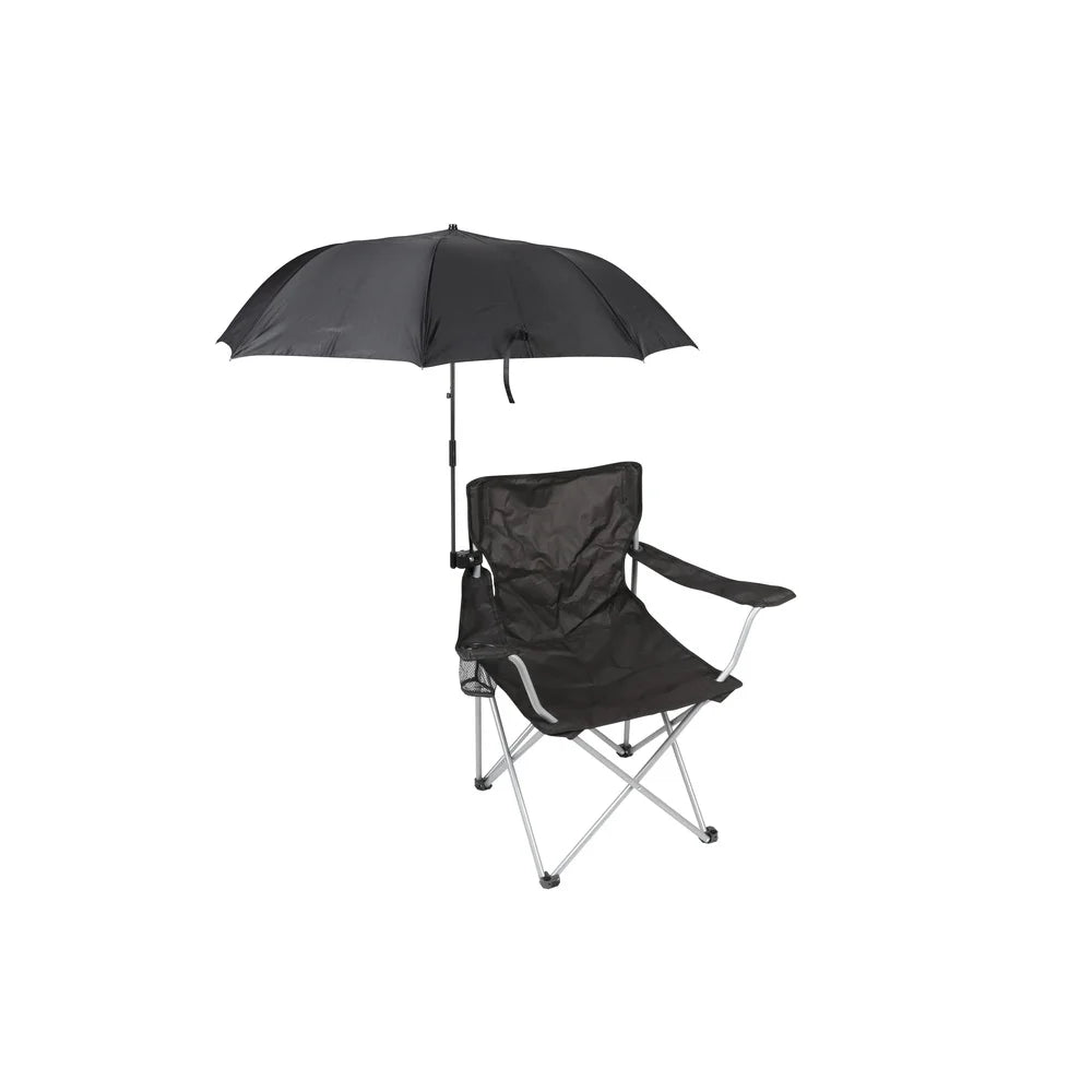 Clamp On Chair Umbrella, Flexible Shade, Portable Outdoor UPF 50 Waterproof, Collapsible